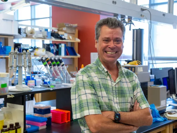 By counting tiny molecules in a patient’s tears, Dr. Brian McKay hopes to detect vision loss early — and treat it before symptoms set in.