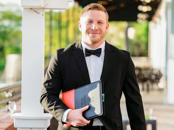 Second-year medical student Alexander Hilser was one of 60 people honored by the Pat Tillman Foundation this year.