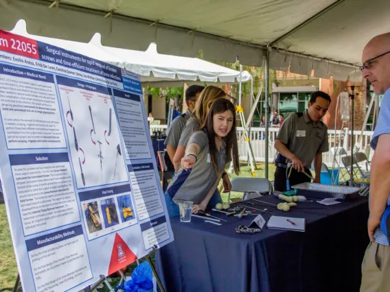 UA Medical Students Presenting Posters of Work