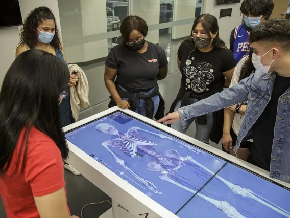 High school students at ASTEC