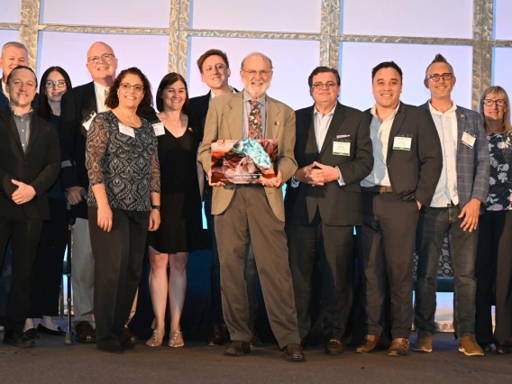 Dr. Galgiani at AZBio Awards