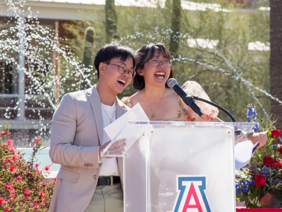 Justin Le and Laura Tran
