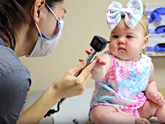doctor with baby patient