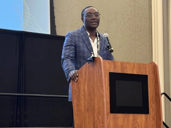 [Lecture on “Updates in Critical Care” with Christian Bime, MD, MSc, FACP, associate professor, Division of Pulmonary, Allergy, Critical Care & Sleep Medicine, and medical director, Medical Intensive Care Unit, Banner – University Medical Center Tucson.]