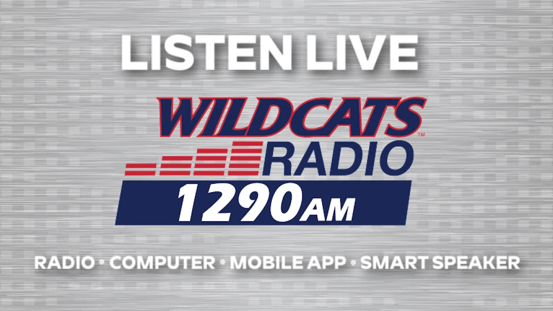 [Listen Live Wildcats Radio 1290 AM Tucson logo]