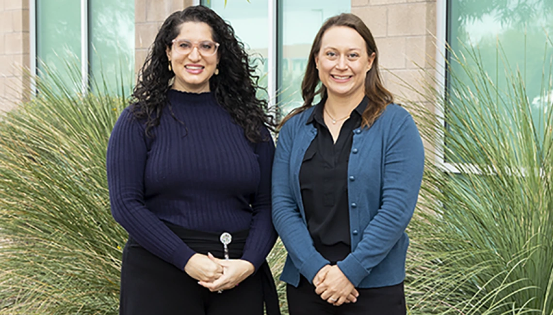 Sommer Aldulaimi, MD, FAAFP, TFAP medical director and Suzanne Teeple, JD, TFAP director