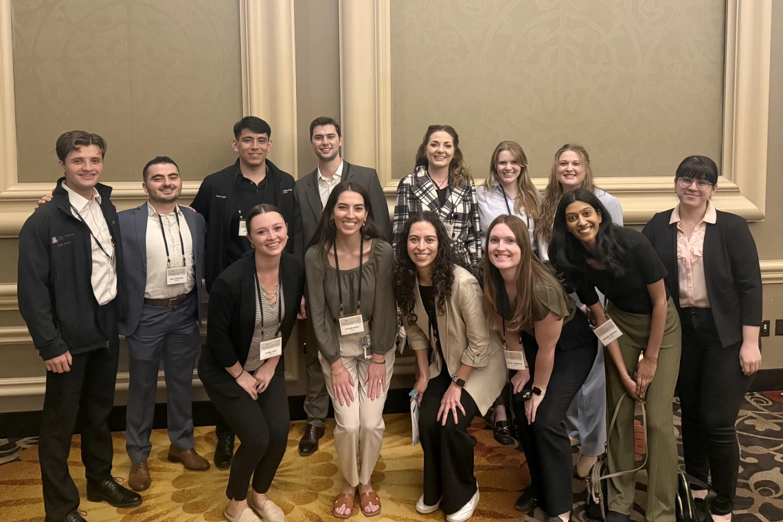 [University of Arizona College of Medicine – Tucson students who presented posters (MS3s) at the ACP-AZ Chapter 2024 Scientific Meeting, Nov. 8-9, at the Casino del Sol Resort]