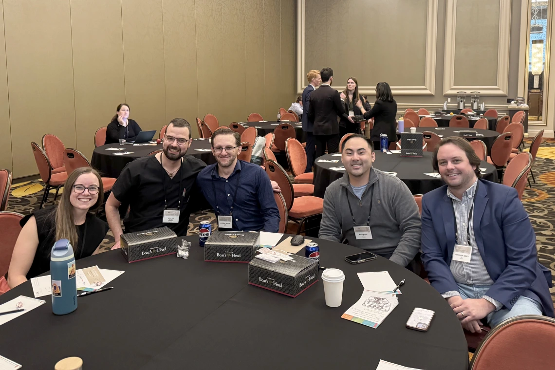 [Kendal Flegenheimer, MD, Inpatient Medicine assistant professor and vice chair (with the Division of Nephrology’s Sangeetha Murugapandian, MD) of the Doctor’s Dilemma subcommittee; Ian Coe, MD, Inpatient Medicine assistant professor; Dr. Witten; Dr. Wong; Kristopher Abbate, MD, Division of General Internal Medicine, Geriatrics & Palliative Medicine assistant professor.]