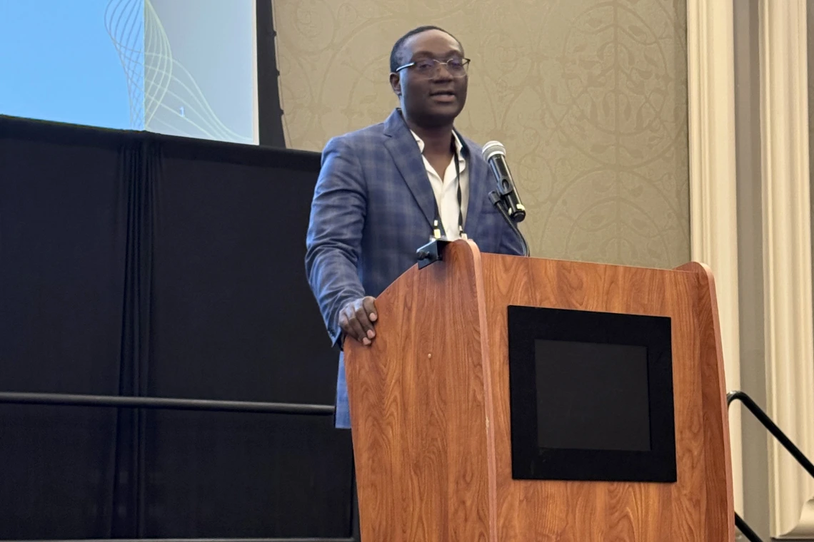 [Lecture on “Updates in Critical Care” with Christian Bime, MD, MSc, FACP, associate professor, Division of Pulmonary, Allergy, Critical Care & Sleep Medicine, and medical director, Medical Intensive Care Unit, Banner – University Medical Center Tucson.]