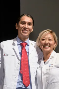 Fourth-year University of Arizona College of Medicine at Tucson medical students gathered at Old Main before learning where they'll launch their careers as new physicians. Fourth-year University of Arizona College of Medicine at Tucson medical students gathered at Old Main before learning where they'll launch their careers as new physicians.