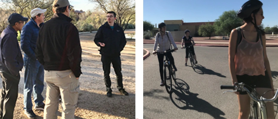 doctors at a biking event