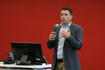 Joshua Gaither, MD, professor of emergency medicine announced the approval of the new Division of Emergency Medical Services.